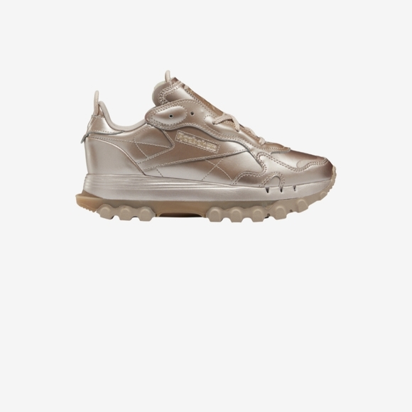 NIB Cardi B Reebok Classic Leather Cardi B, Gold 7.5 - Picture 2 of 5